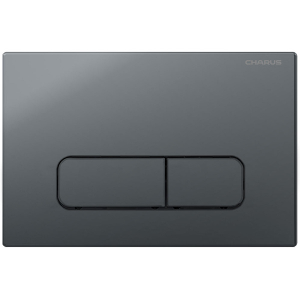 Клавиша смыва Charus Elegia графит FP.320.GRP.01 (детальная фотография)