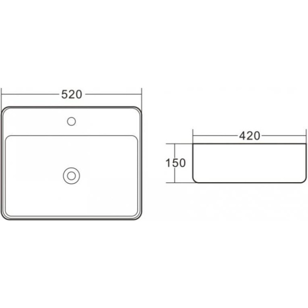 Схема (детальная фотография), накладные (на столешницу), пристенные