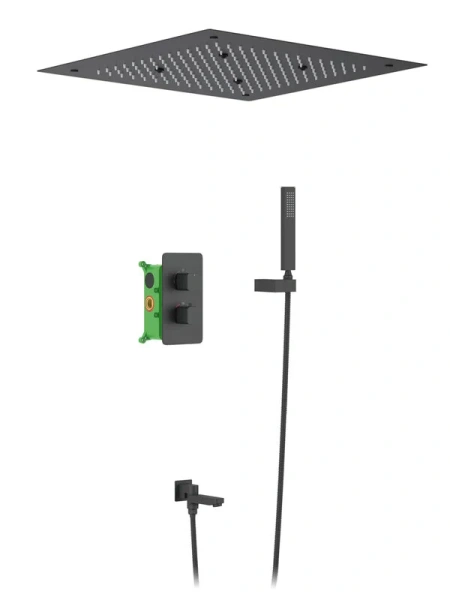 Душевой комплект Timo Petruma черный SX-5019/03SM (детальная фотография)