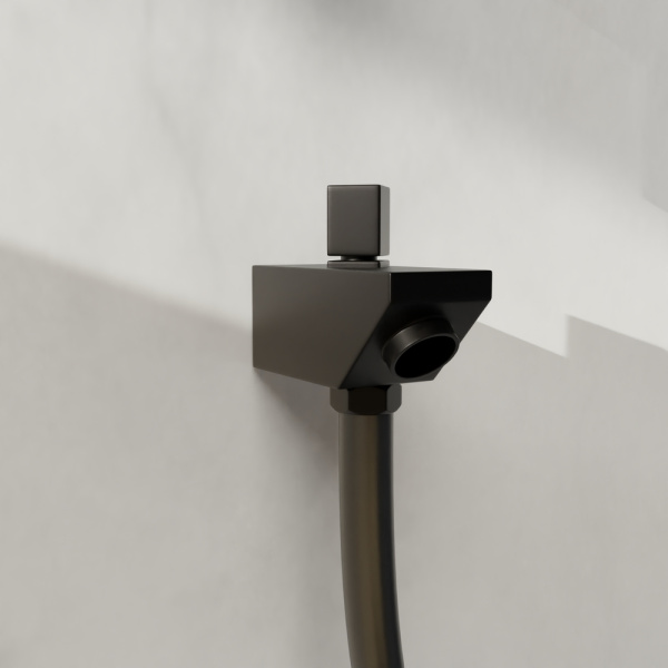 Душевой комплект RGW Shower Panels SP-54B черный матовый 21140854-04 (детальная фотография), современные, hi-tech