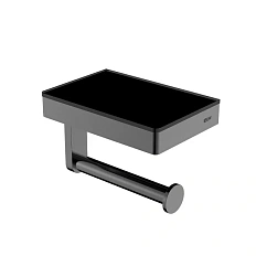 Бумагодержатель Black&White Gravity оружейная сталь