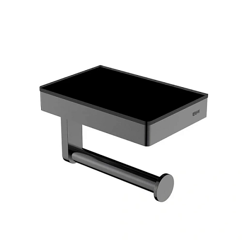 Бумагодержатель Black&White Gravity оружейная сталь - фото 2