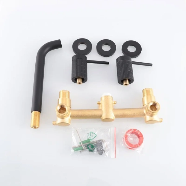 Смеситель для раковины Vincea Groove вороненая сталь VBFW-4G1GM (детальная фотография), другие