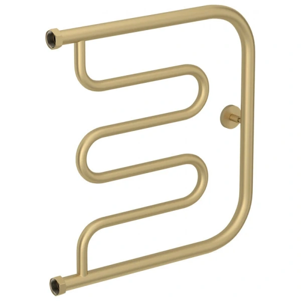 Полотенцесушитель водяной Сунержа Лира+ 50х50 см матовая шампань 022-4011-5050 (детальная фотография)