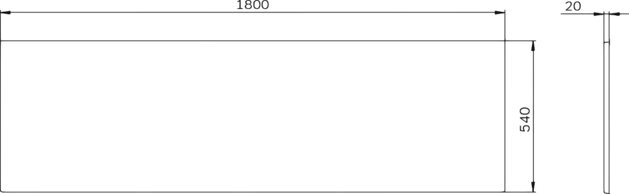Фронтальная панель для ванны Am.Pm X-Joy 180 см белая W94A-180-080W-P (детальная фотография) index_3