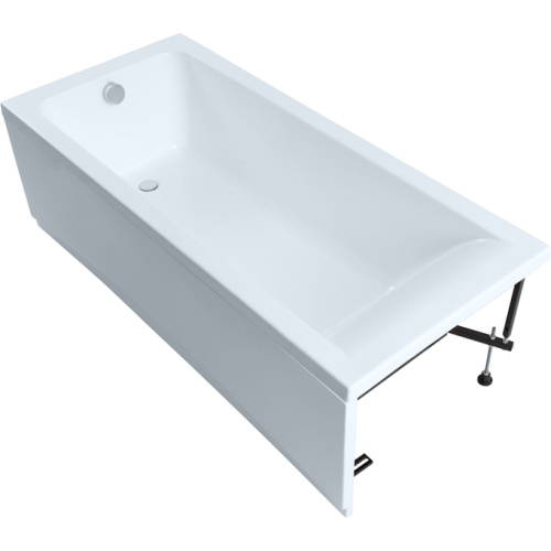 Ванна акриловая Aquanet Bright 180х70 см белая 216304 (детальная фотография), без гидромассажа, недорогие, большие