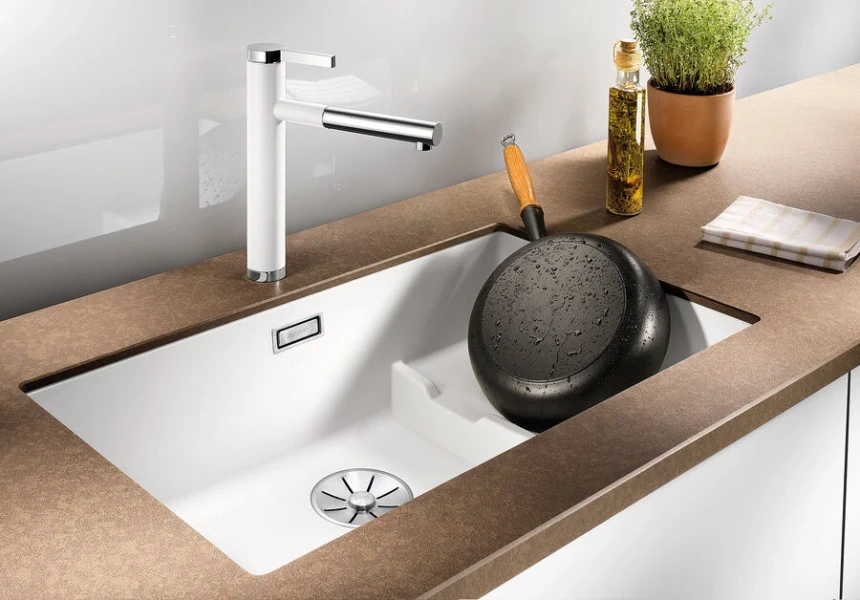 Мойка для кухни, цвет кофе, Blanco Subline 700-U Level 523547 (детальная фотография), в наличии