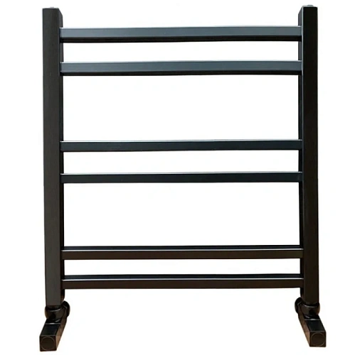 Полотенцесушитель водяной Ника Modern 60x40 см черный матовый - фото 1