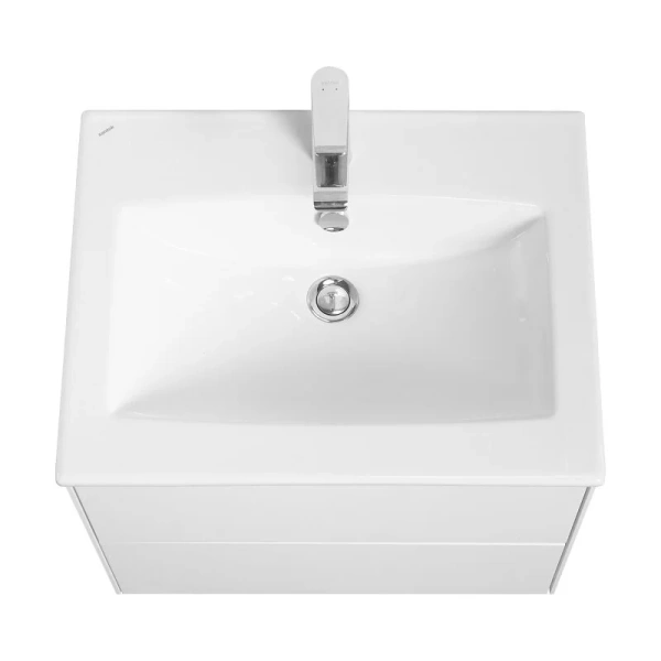 Тумба под раковину подвесная Акватон Сохо 60 см белый глянец 1A258001AJ010 (детальная фотография), 60 см