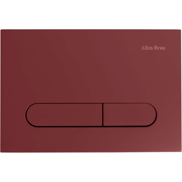 Клавиша смыва Allen Brau бордо 9.2PR01.BD (детальная фотография)