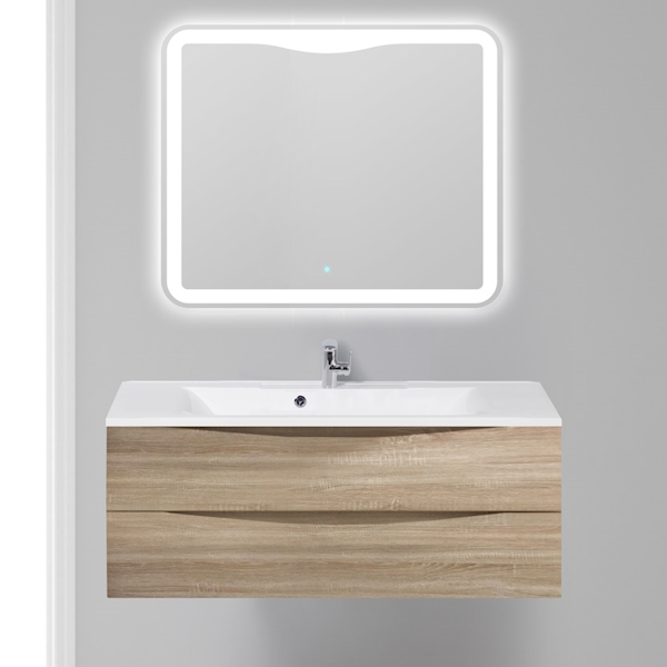 Тумба под раковину подвесная BelBagno Marino 120 см rovere bianco MARINO-1200-2C-SO-WO-P (детальная фотография), в наличии