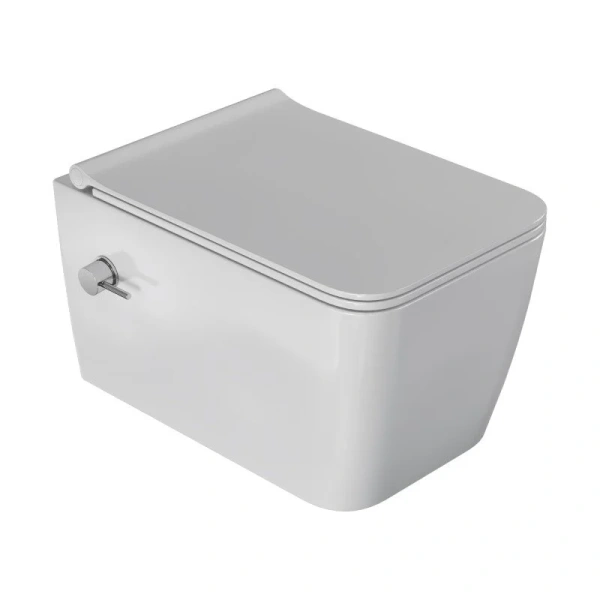 Унитаз подвесной Boheme Zen белый глянец 967-SET-2-W (детальная фотография)