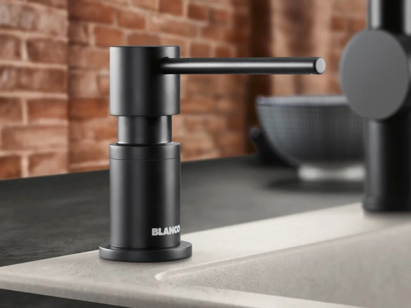 Дозатор Blanco Lato черный матовый 525789 (детальная фотография) index_1