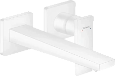 Смеситель для раковины Hansgrohe Metropol матовый белый