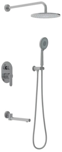 Душевой комплект Berges Nardis 3R хром 071013 (детальная фотография)