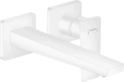 Смеситель для раковины Hansgrohe Metropol матовый белый - фото 3