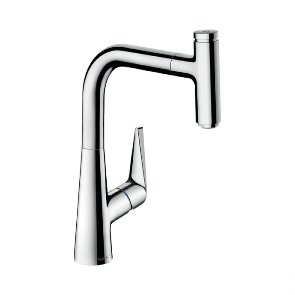 Смеситель для кухни Hansgrohe Talis Select M 73852 поворотный излив (детальная фотография), современные, hi-tech