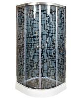 Душевая кабина Deto BM 100х100 см с электрикой