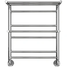 Полотенцесушитель водяной Акватек Альфа 50x60 см хром