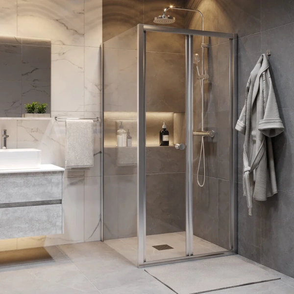 Душевой уголок Grossman Аdvans 100x100 см 2 места GR-1010Ad (детальная фотография), хром