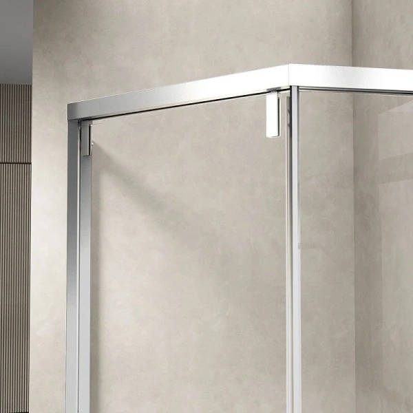 Душевой уголок Vincea Show VSP1-4SH100CL 100х100 см стекло прозрачное (детальная фотография), многоугольные