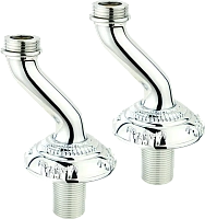 Полуколонны на борт ванны Migliore Cristalia Crystal хром