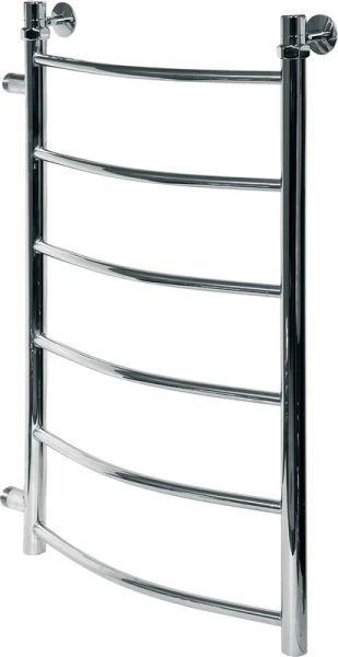 Полотенцесушитель водяной Ника Arc 80x40 см хром ЛД 80/40 бок 60 (детальная фотография), современные, hi-tech