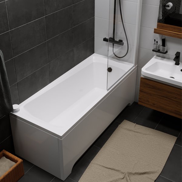 Ванна акриловая Ravak Domino Plus 180х80 см белая C651R00000 (детальная фотография), 180x80 см