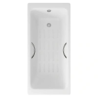 Ванна чугунная Delice Parallel 160x70 c ручками