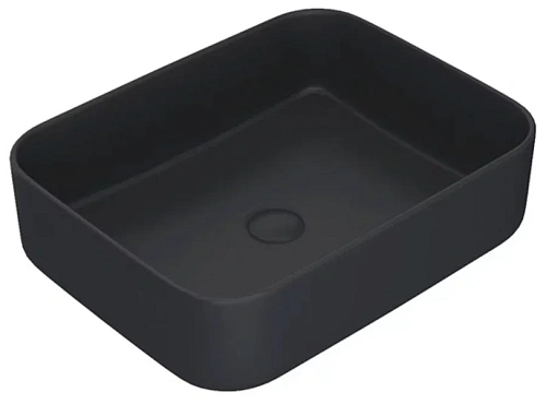 Раковина IDDIS Bridge 50 см черная матовая - фото 2
