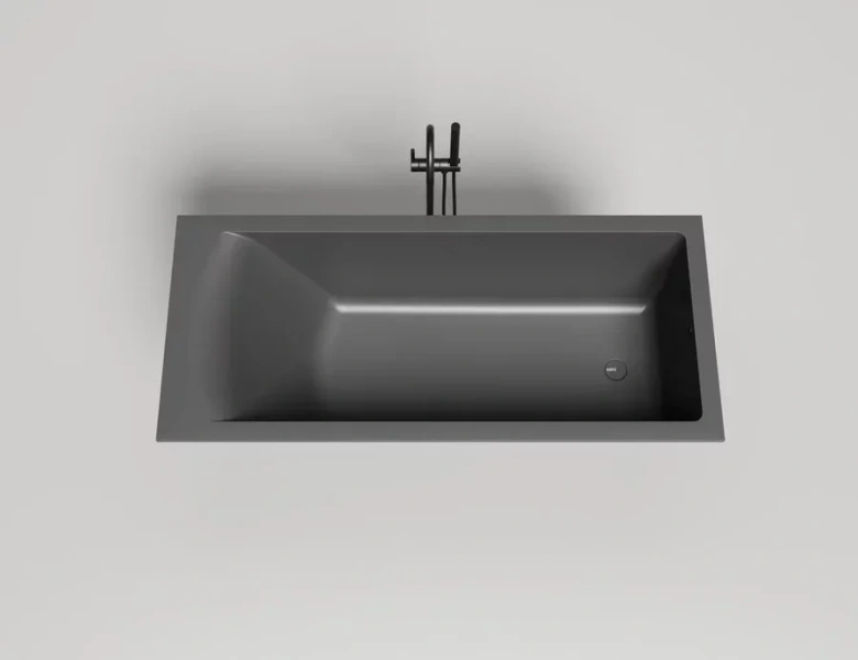 Ванна из искусственного камня Salini Cascata Kit 170x75 см встраиваемая, белый глянцевый 104313G (детальная фотография), приставные, встраиваемые