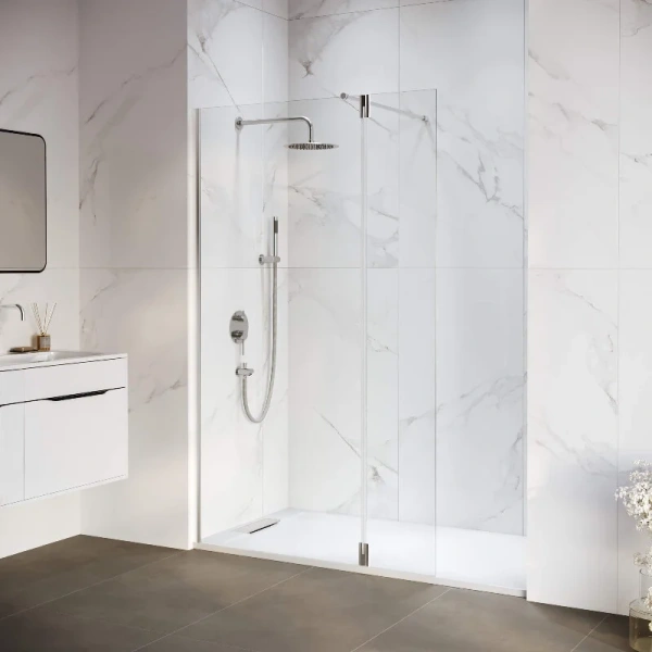 Душевая перегородка RGW Walk In WA-050 90 см профиль хром 351005063-11 (детальная фотография)