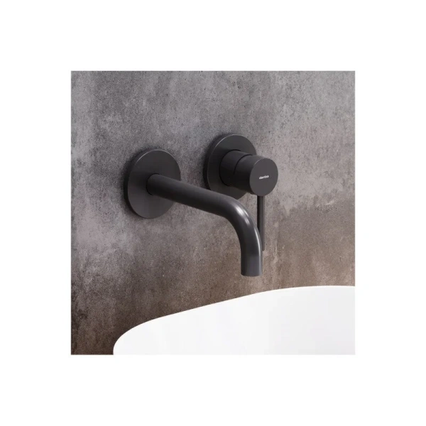 Смеситель для раковины Damixa Scandinavian Pure встраиваемый, черный 360260300 (детальная фотография), черные