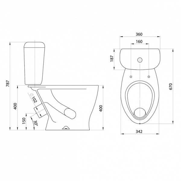 Схема (детальная фотография), недорогие, с полочкой в чаше, с антивсплеском, компакт, низкие