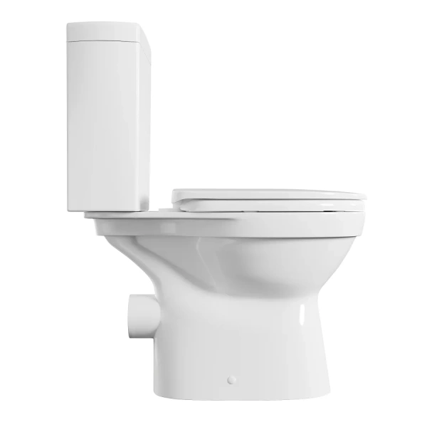 Унитаз-компакт с микролифтом VitrA Norm Eisberg 9844B099-7201 (детальная фотография), с бачком