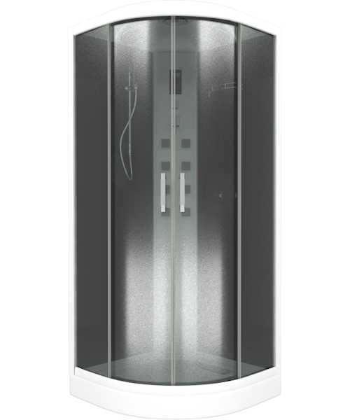 Душевая кабина Bas Адрия 90, цвет чёрный adria black (детальная фотография)