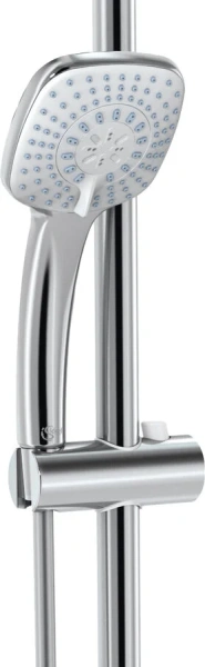 Душевая стойка Ideal Standard IdealRain Cube хром с верхним душем A5862AA (детальная фотография), с тропическим душем