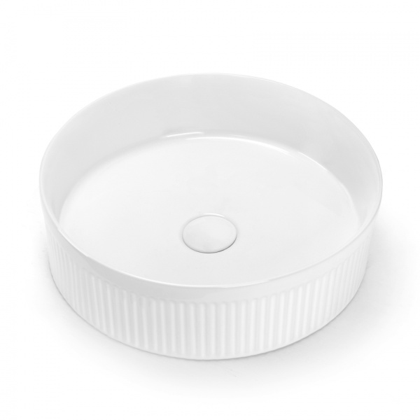 Раковина Abber Bequem 41 см накладная, белая AC2114 (детальная фотография), 40 см