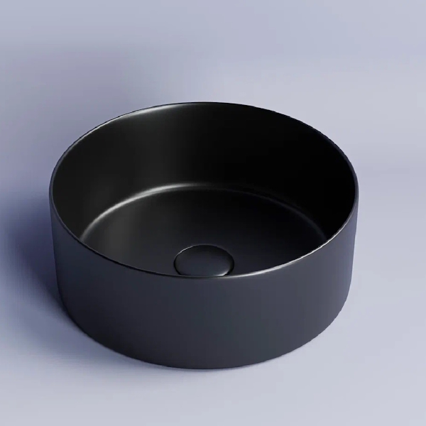 Раковина Ceramica Nova Element 35,8 см черная матовая CN6032MB (детальная фотография), современные, hi-tech