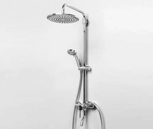 Душевая стойка WasserKRAFT хром A14401 (детальная фотография), с изливом