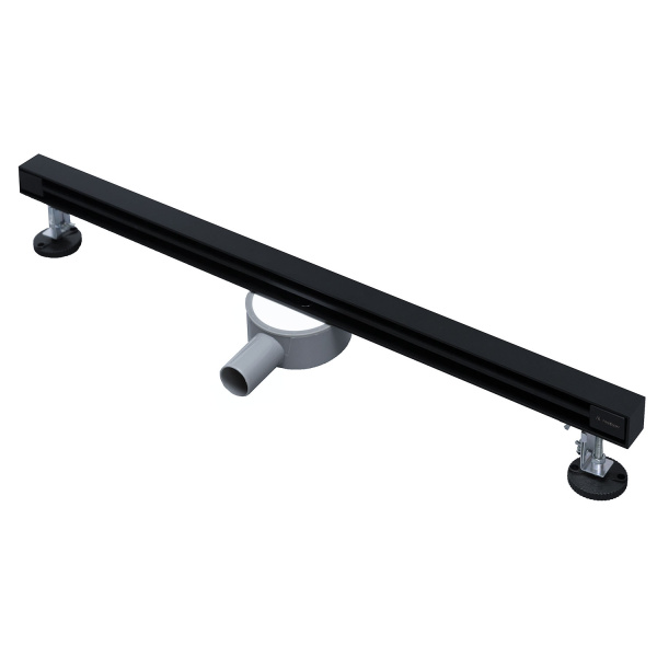 Душевой лоток ALTROBAGNO Trave 071220 80 см черный матовый ALTROBAGNOTrave071220MB (детальная фотография)