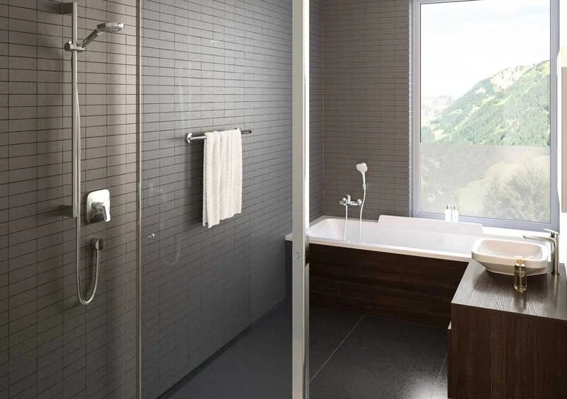Душевой комплект Hansgrohe Croma Select E с одним типом струи 26424400 (детальная фотография), нет в наличии