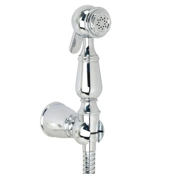 Гигиенический душ с держателем и шлангом Migliore Laura 20 декорированный (детальная фотография)