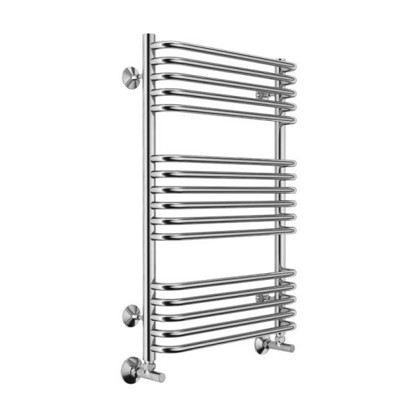 Полотенцесушитель водяной Terminus Стандарт П16 500x800 хром 4670078529794 (детальная фотография), современные, hi-tech