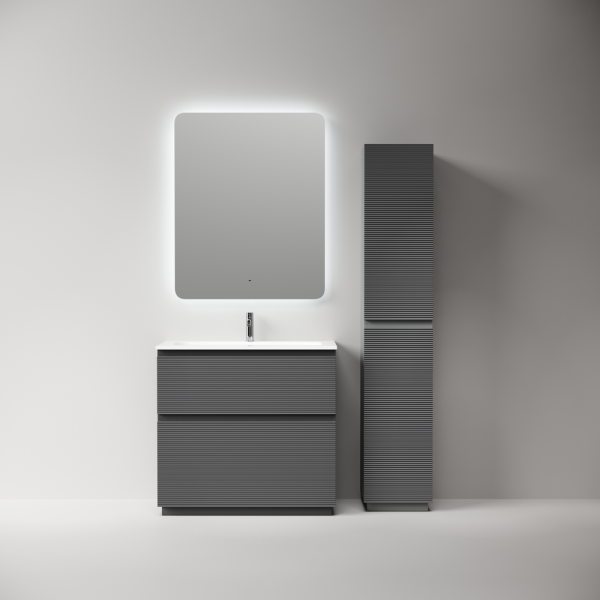 Тумба под раковину напольная Sancos Folk Floor 80 см grey soft FL80FGS (детальная фотография), по запросу