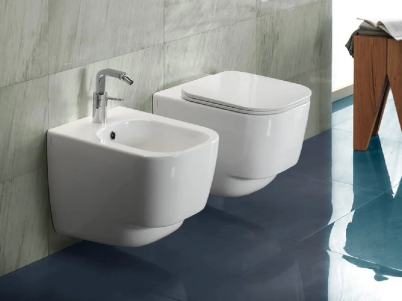 Унитаз подвесной Hatria Fusion YXZL01 35х50 см (детальная фотография), фарфор, керамика