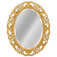 Зеркало овальное с фацетом, цвет золото, Tessoro Isabella 76