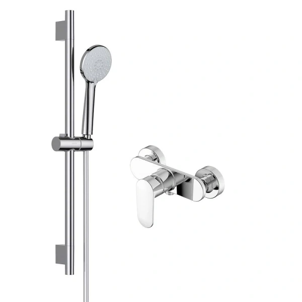 Душевой комплект Акватек Ника хром AQ1832CR (детальная фотография)