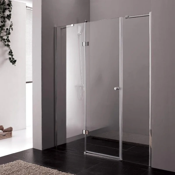 Душевая дверь в нишу Cezares Verona 150 см профиль хром VERONA-W-B-13-60+60/30-C-Cr (детальная фотография)