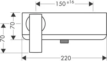 Смеситель для душа Axor Citterio 39600000 (детальная фотография), для душа